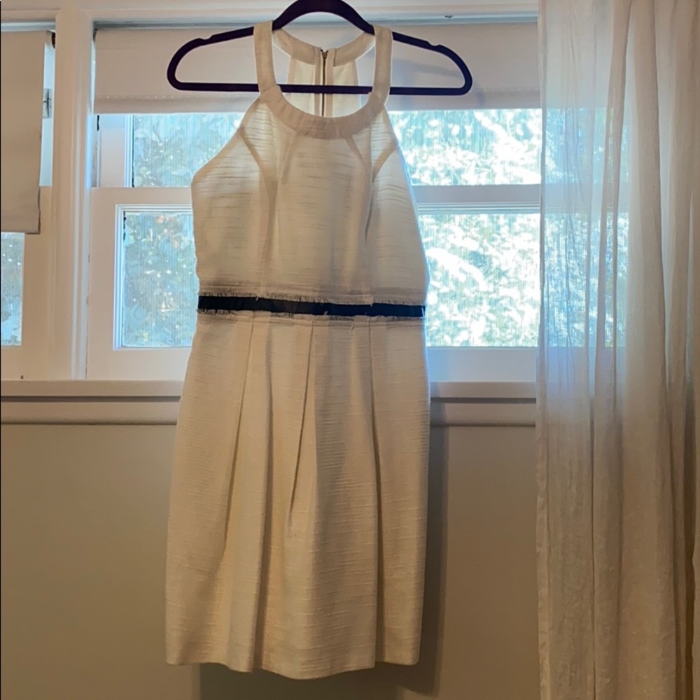 Structured White Dress